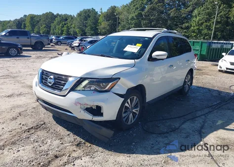 2017 Nissan Pathfinder Sl from USA, damaged, VIN 5N1DR2MN1HC675922